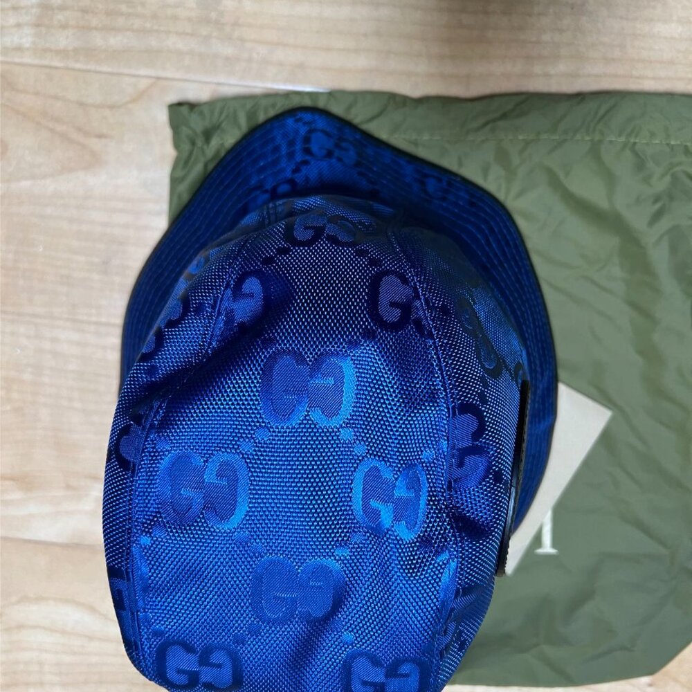 Gucci Off The Grid Bucket Hat Blue - Picture 10 of 11